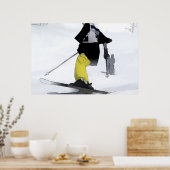 スキー走仕上げ ポスター (キッチン)