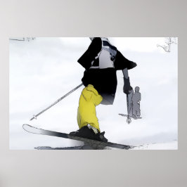 スキー走仕上げ ポスター