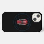 スキー73スキー好き iPhoneケース (裏面横)