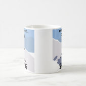 スキー ただ流れるままに スキー コーヒーマグカップ (中央)