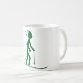 スキー・アドベンチャーコーヒーマグ コーヒーマグカップ (正面右)