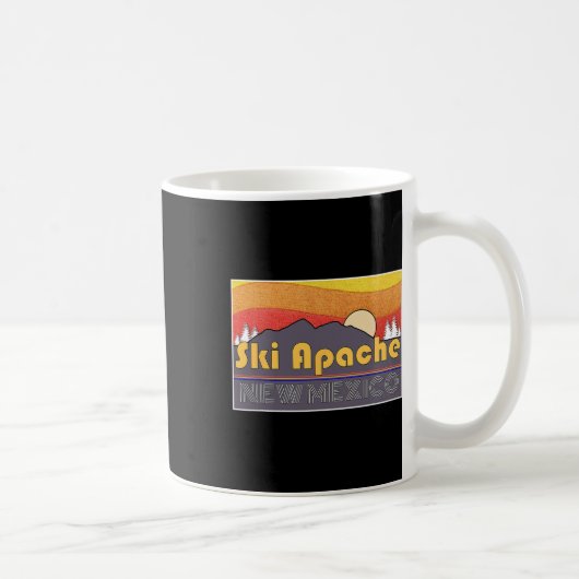 スキー アパッチ ニューメキシコ コーヒーマグカップ (右)