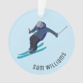 スキー オーナメント (正面)