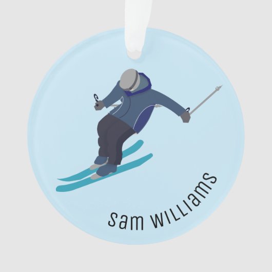 スキー オーナメント (正面)