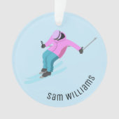 スキー オーナメント (正面)