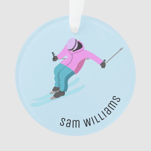 スキー オーナメント (正面)