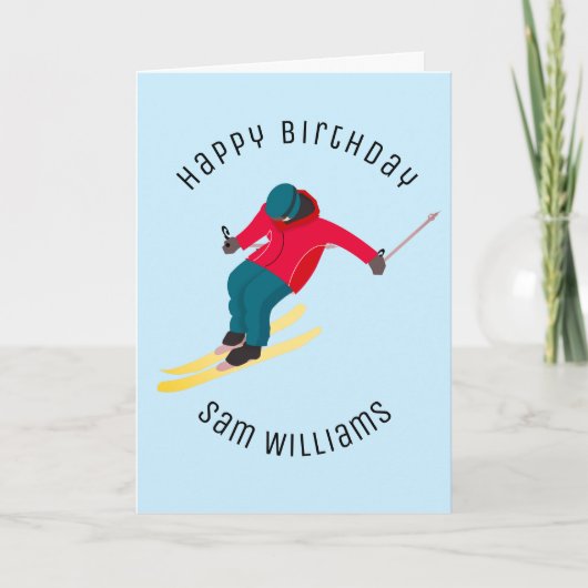 スキー カード (正面)