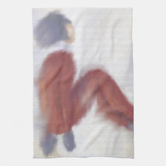 スキー キッチンタオル (縦)