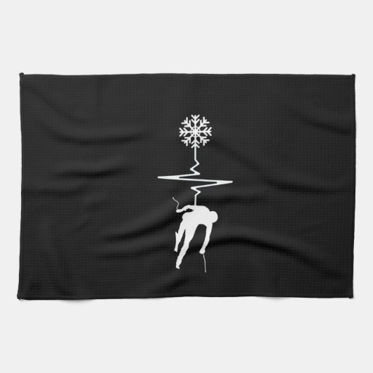 スキー キッチンタオル (横)