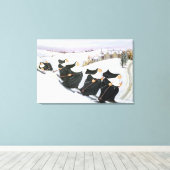 スキー キャンバスプリント (インサイチュ (ウッドフロア))