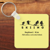 スキー キーホルダー (正面)