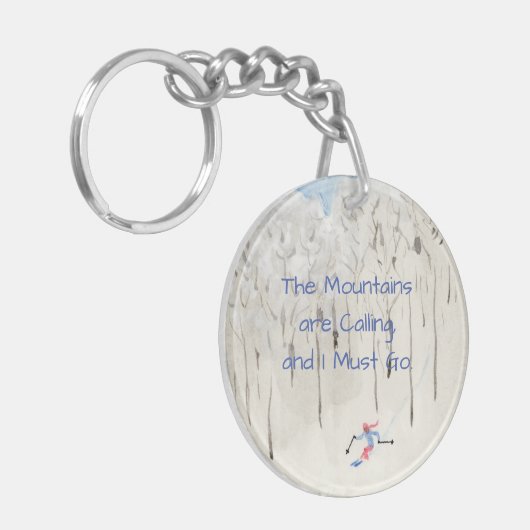 スキー キーホルダー (正面左)