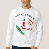スキー クリスマス ホリデー スウェットシャツ (正面)