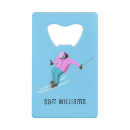 スキー クレジットカード栓抜き