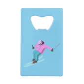 スキー クレジットカード栓抜き (裏面)