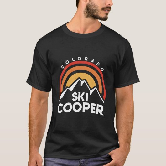 スキー・クーパー・コロラド Tシャツ (正面)