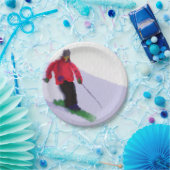 スキー・ザ・グレーズ・アート ペーパープレート (パーティー)