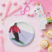 スキー・ザ・グレーズ・アート ペーパープレート (パーティー)