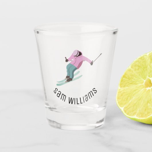 スキー ショットグラス (正面)