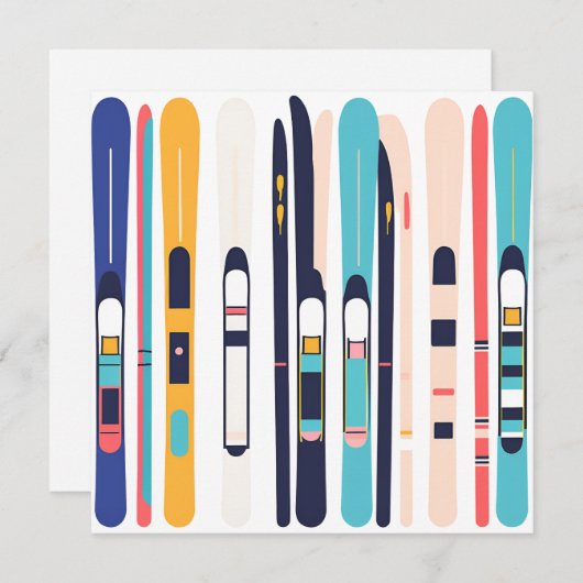 スキー シーズンカード (正面/裏面)