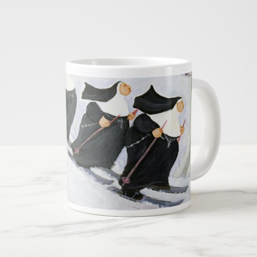 スキー ジャンボコーヒーマグカップ (正面右)