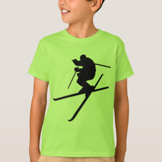 スキー-スキーフリースタイル Tシャツ