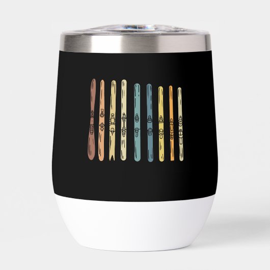 スキー – スキー板のコレクション (正面)