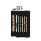 スキー – スキー板のコレクション フラスク (左)