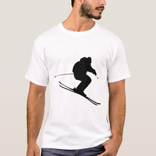 スキー スキー Tシャツ (正面)