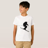 スキー スキー Tシャツ (正面フル)