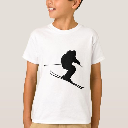 スキー スキー Tシャツ (正面)