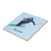 スキー タイル (側面)