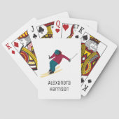 スキー トランプ (裏面)