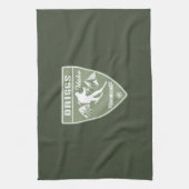 スキー·ドリッグス·アイダホ キッチンタオル (縦)