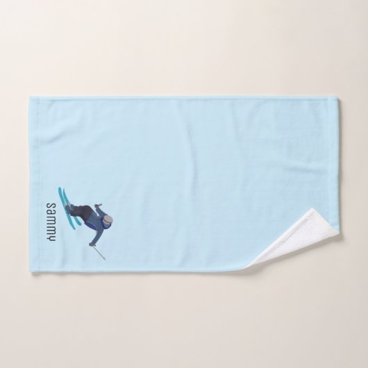 スキー バスタオルセット (ハンドタオル)