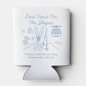 スキー・バチェロレッテ・パーティーの最後の乾杯 缶クーラー (裏面)