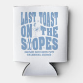 スキー・バチェロレッテ・パーティーの最後の乾杯 缶クーラー (正面)