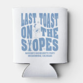 スキー・バチェロレッテ・パーティーの最後の乾杯 缶クーラー (裏面)