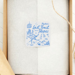 スキー・バチェロレッテ 最後の斜面での乾杯 スクエアシール