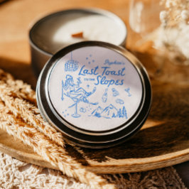 スキー・バチェロレッテ 最後の斜面での乾杯 ラウンドシール