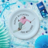 スキー ペーパープレート (パーティー)