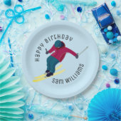 スキー ペーパープレート (パーティー)