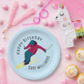 スキー ペーパープレート (パーティー)