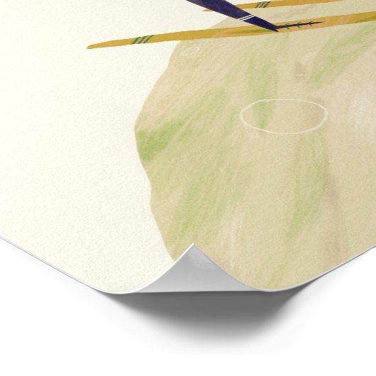 スキー ポスター (角)