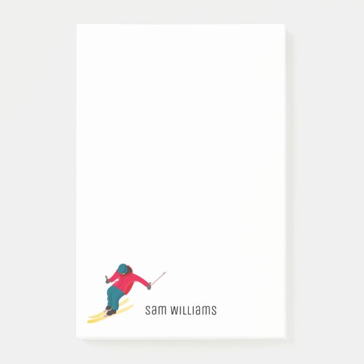 スキー ポストイット (正面)