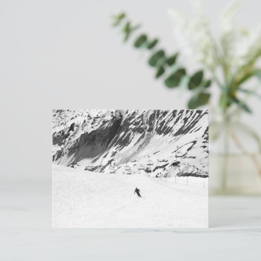 スキー ポストカード (スタンド正面)