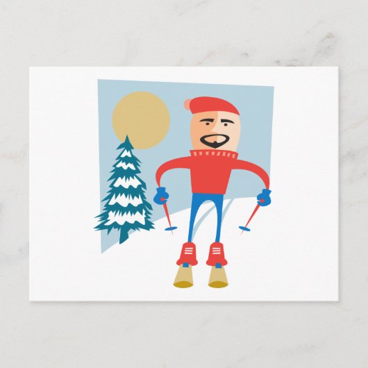 スキー ポストカード (正面)