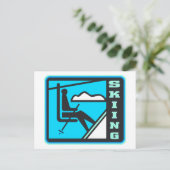 スキー ポストカード (スタンド正面)