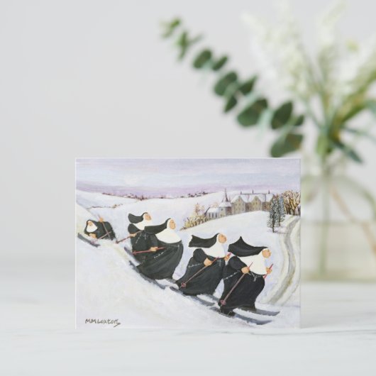 スキー ポストカード (スタンド正面)