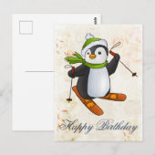 スキー ポストカード (正面/裏面)